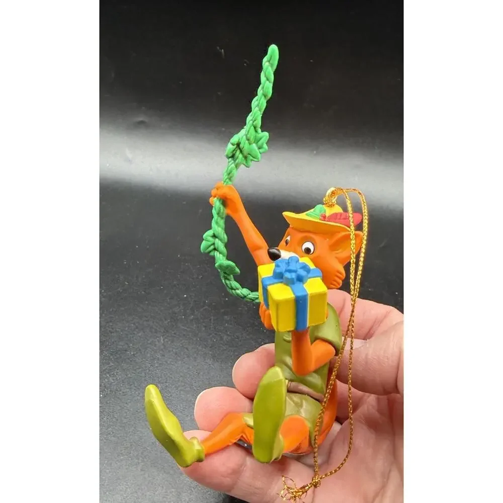 Vintage Disney Grolier Robin Hood Christmas Magic Ornament Fox Gift -Lo14